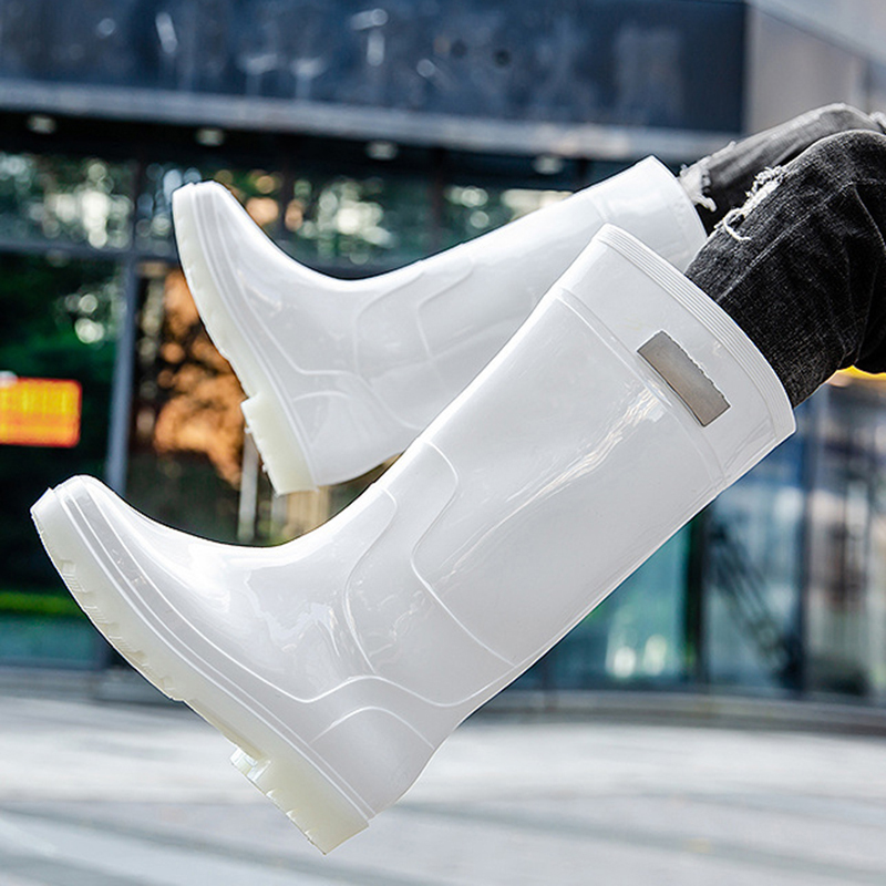 New Men Rain Boots High Rain B - Car Shampoo Ph ulasan dan harga