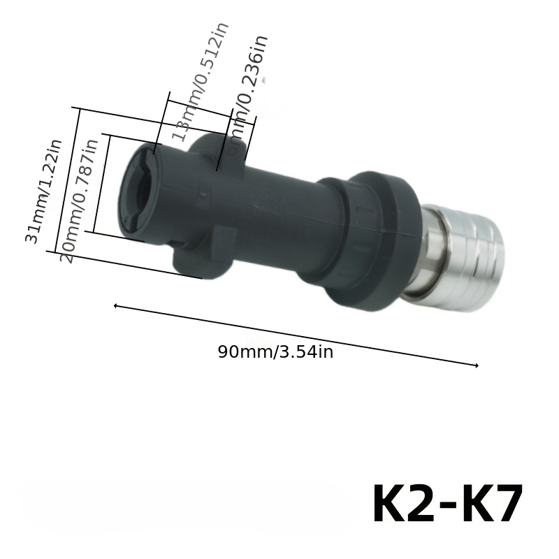 K2-K7 Pressure Washer Adapter  - Foam Cannon Car Wash ulasan dan harga