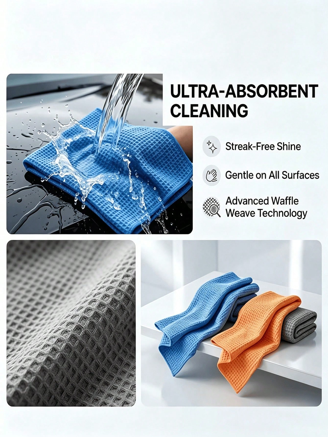 40x40cm Microfiber Suede Car G - Microfiber Towel Detailing ulasan dan harga
