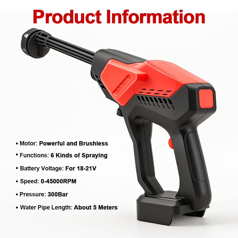 300Bar Brushless High Pressure - Car Shampoo Ph ulasan dan harga