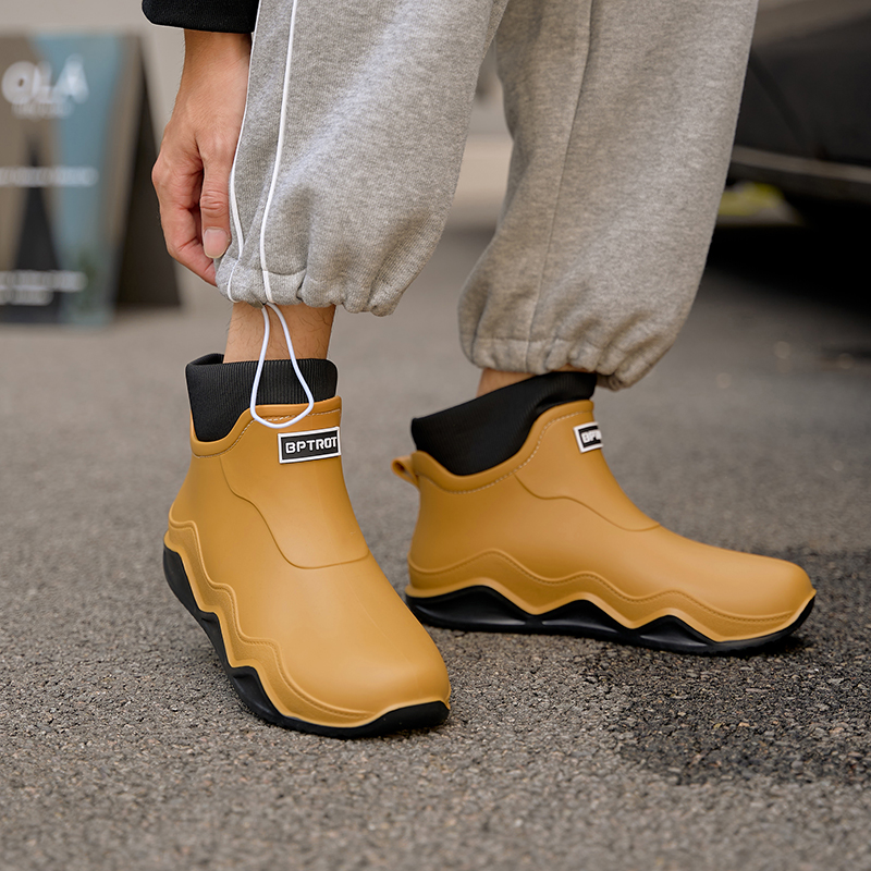New 2024 Men's Rain Boots Wint - Car Shampoo Ph ulasan dan harga