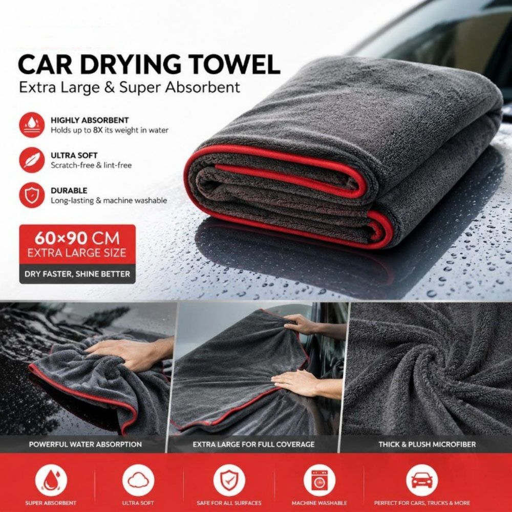Ultra Absorbent Car Towel XXL  - Microfiber Towel Detailing ulasan dan harga