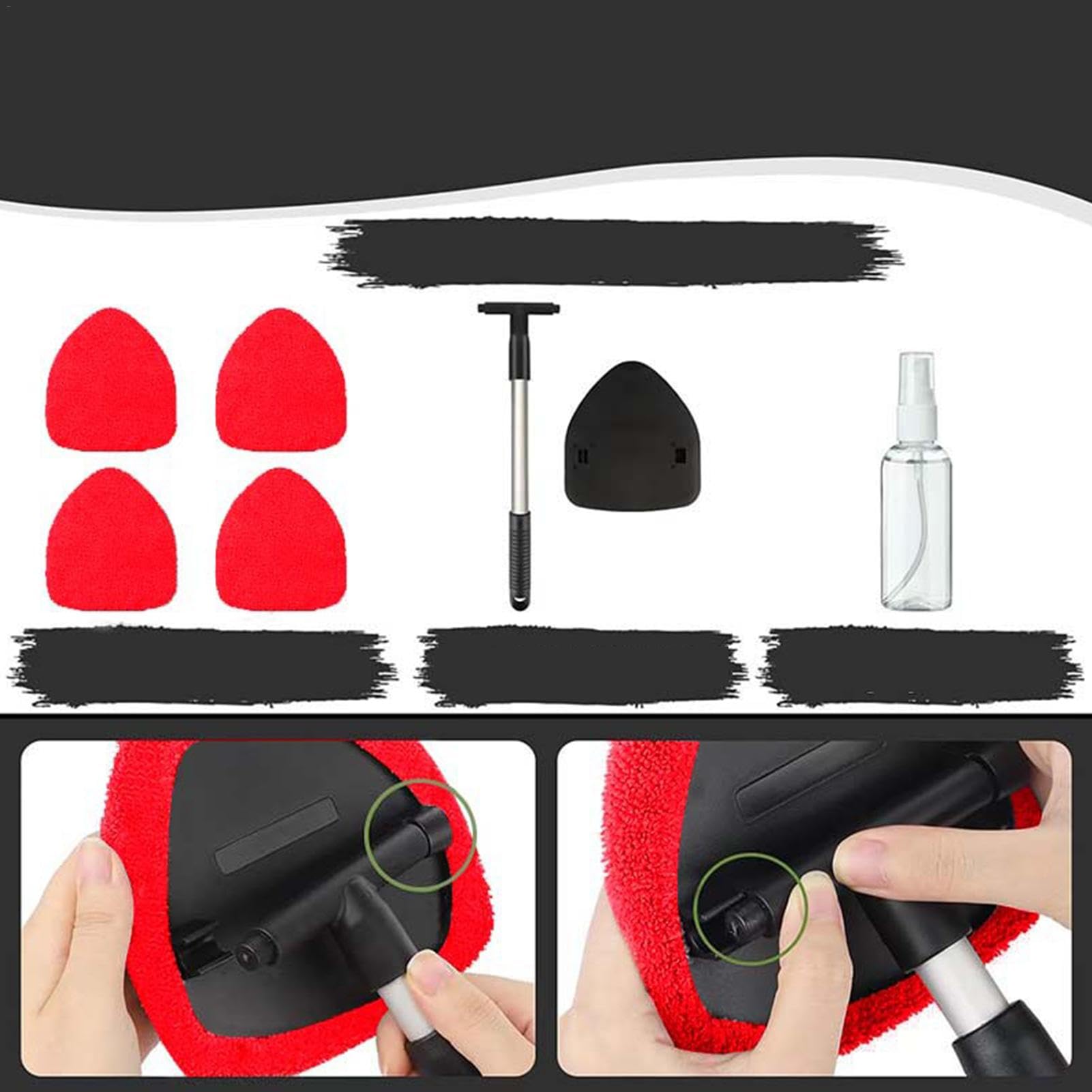 Car Windshield Cleaner Interio - Interior Detailing Kit ulasan dan harga